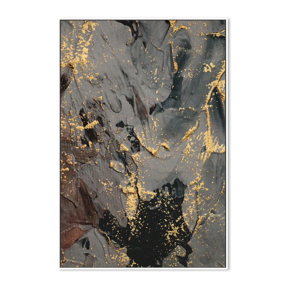 A Sprinkle Of Gold , Hand-painted Canvas - Image 6