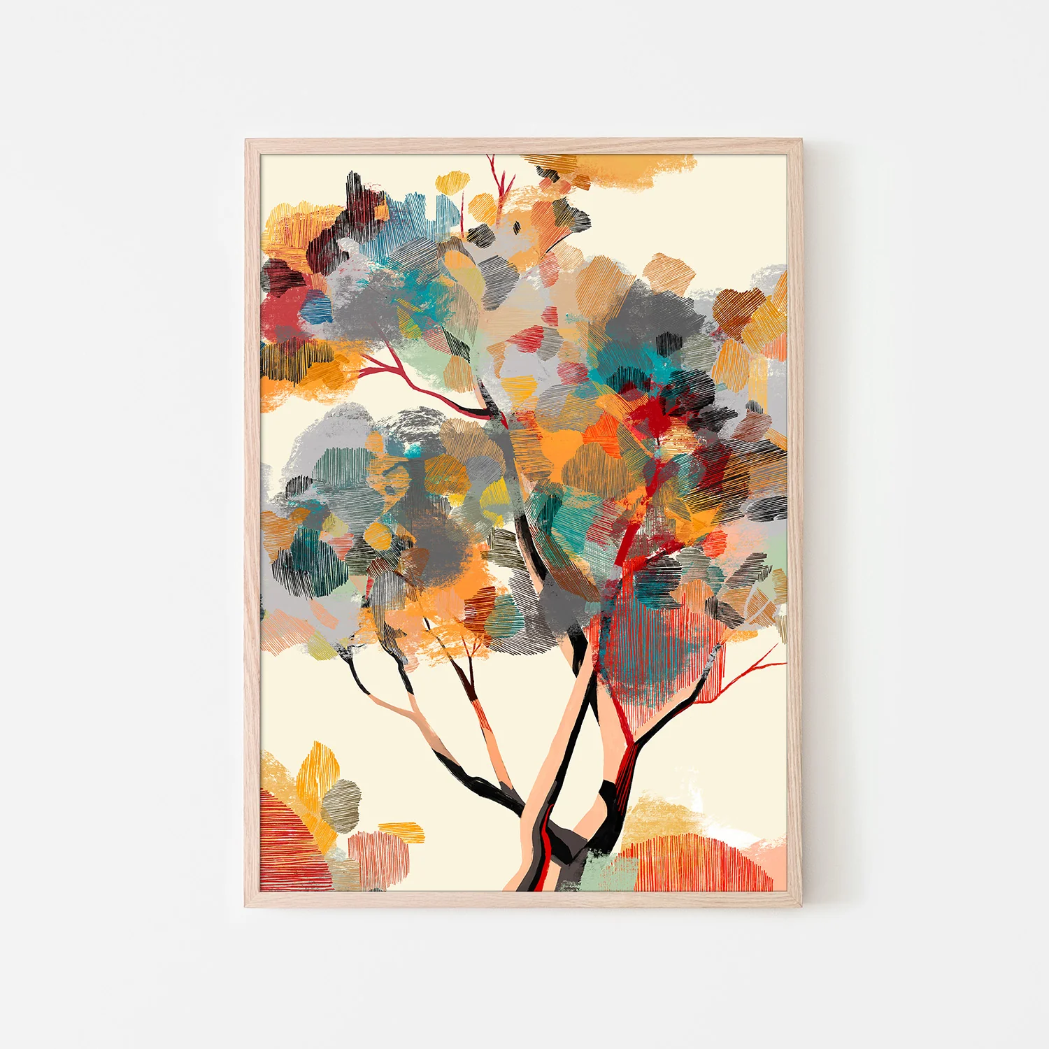 Abstract Autumn Tree - Image 6