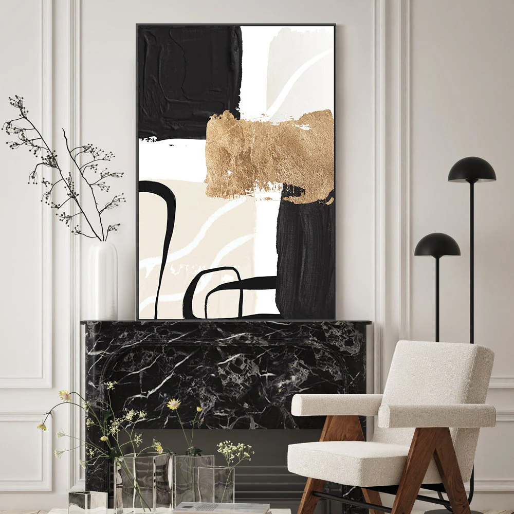 Abstract Black And Gold, Style B - Image 7
