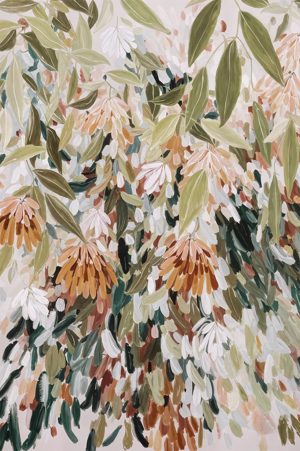 Abstract Floral Garden, Style A