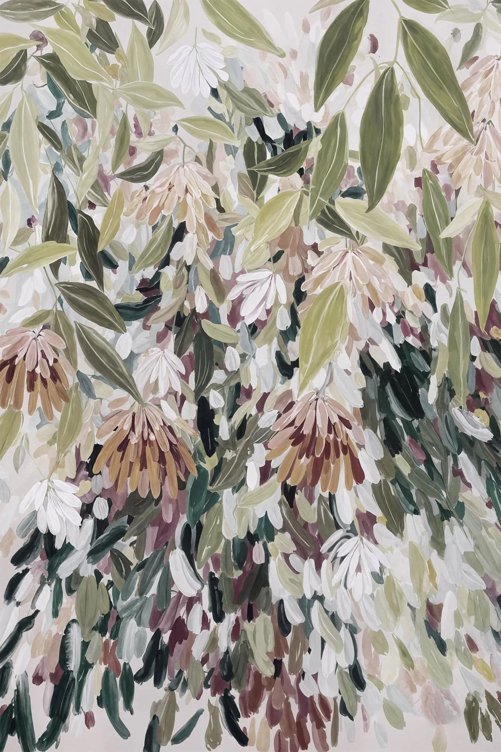 Abstract Floral Garden, Style B