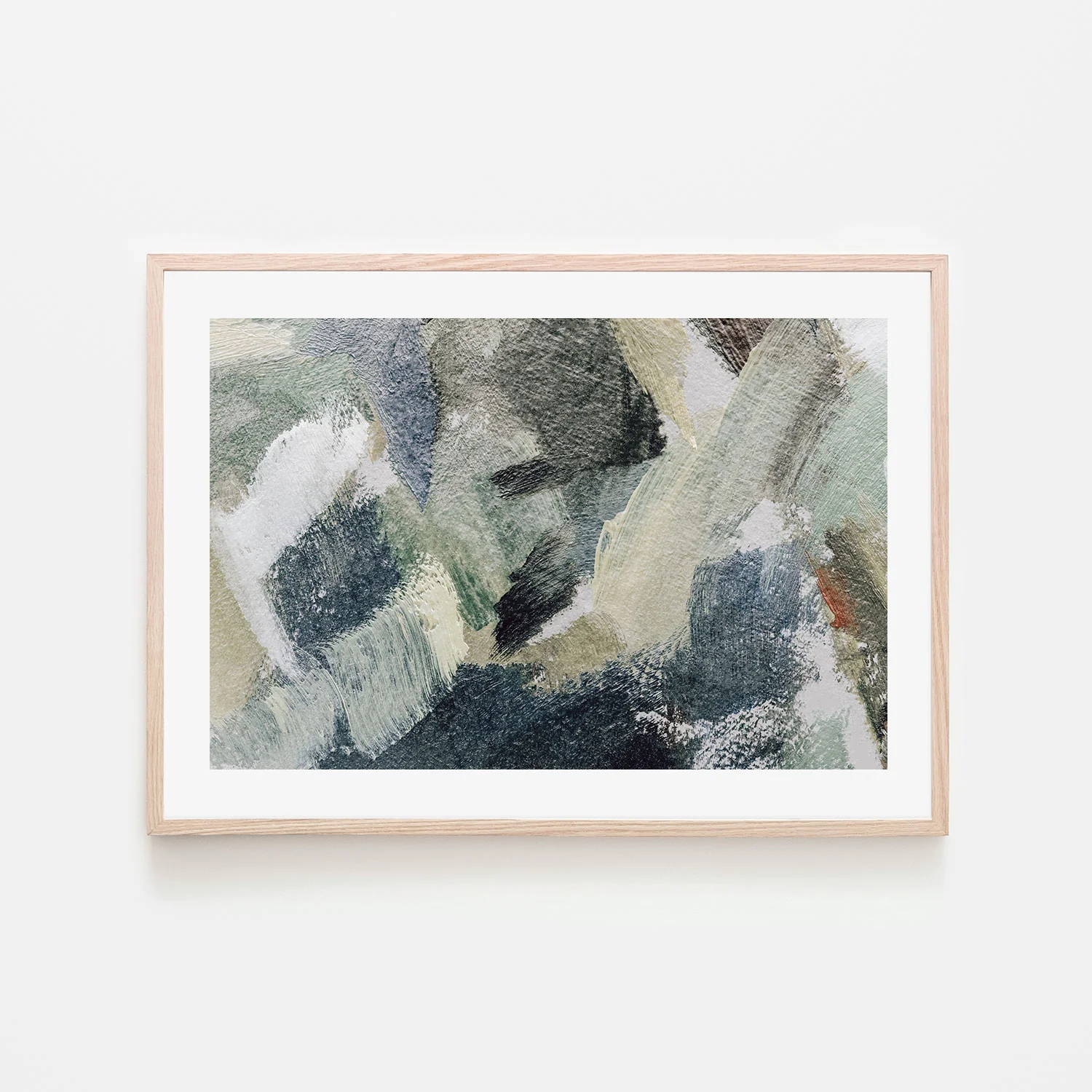 Abstract Grunge, Style A , Hand-painted Canvas - Image 6