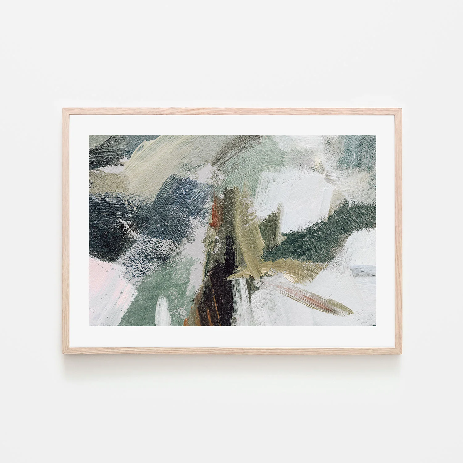 Abstract Grunge, Style B , Hand-painted Canvas - Image 6