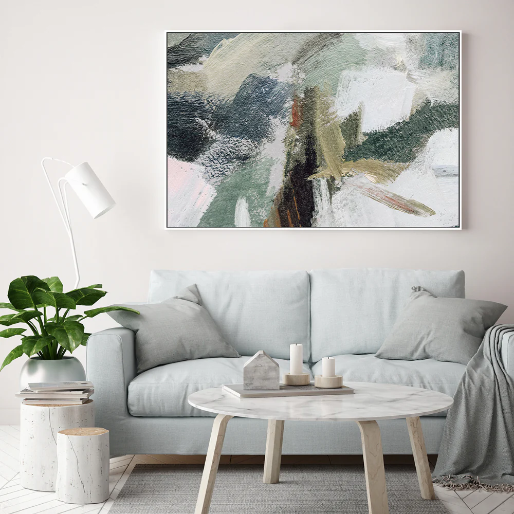 Abstract Grunge, Style B , Hand-painted Canvas - Image 7