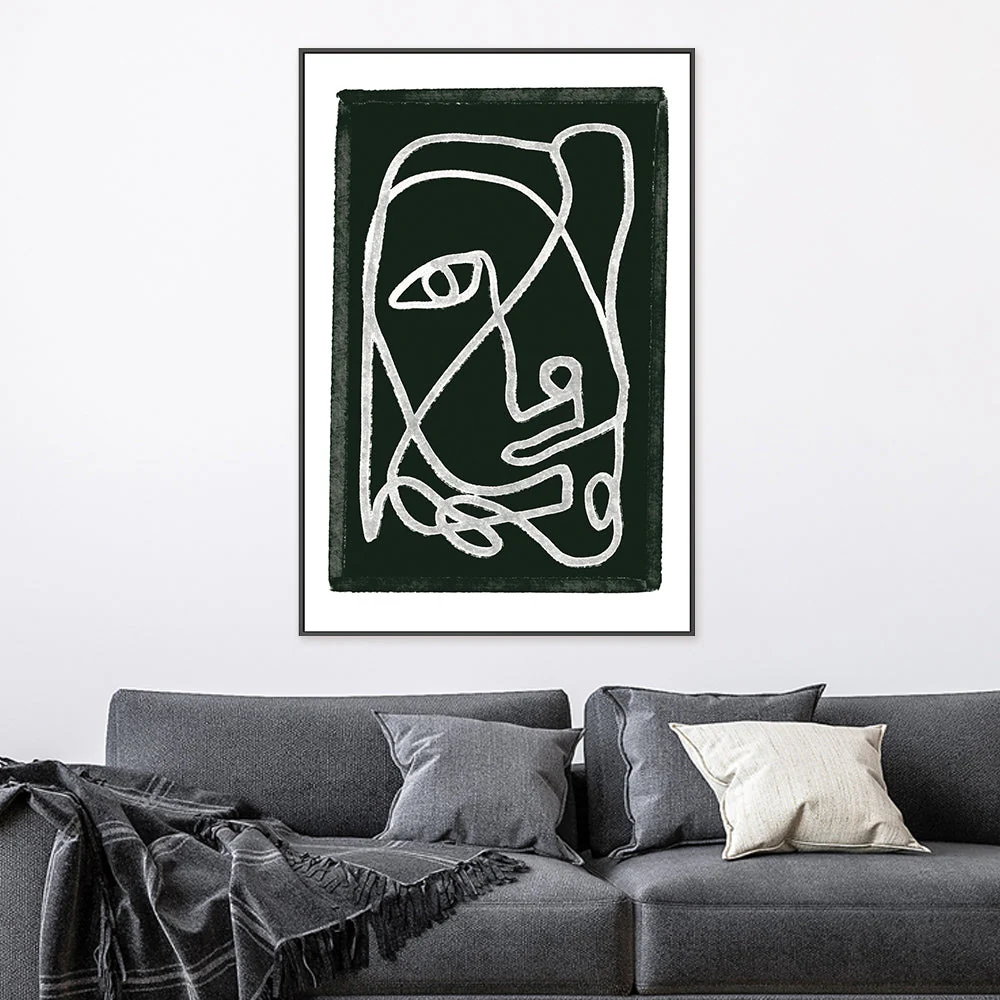 Abstract Lined Black - Image 2