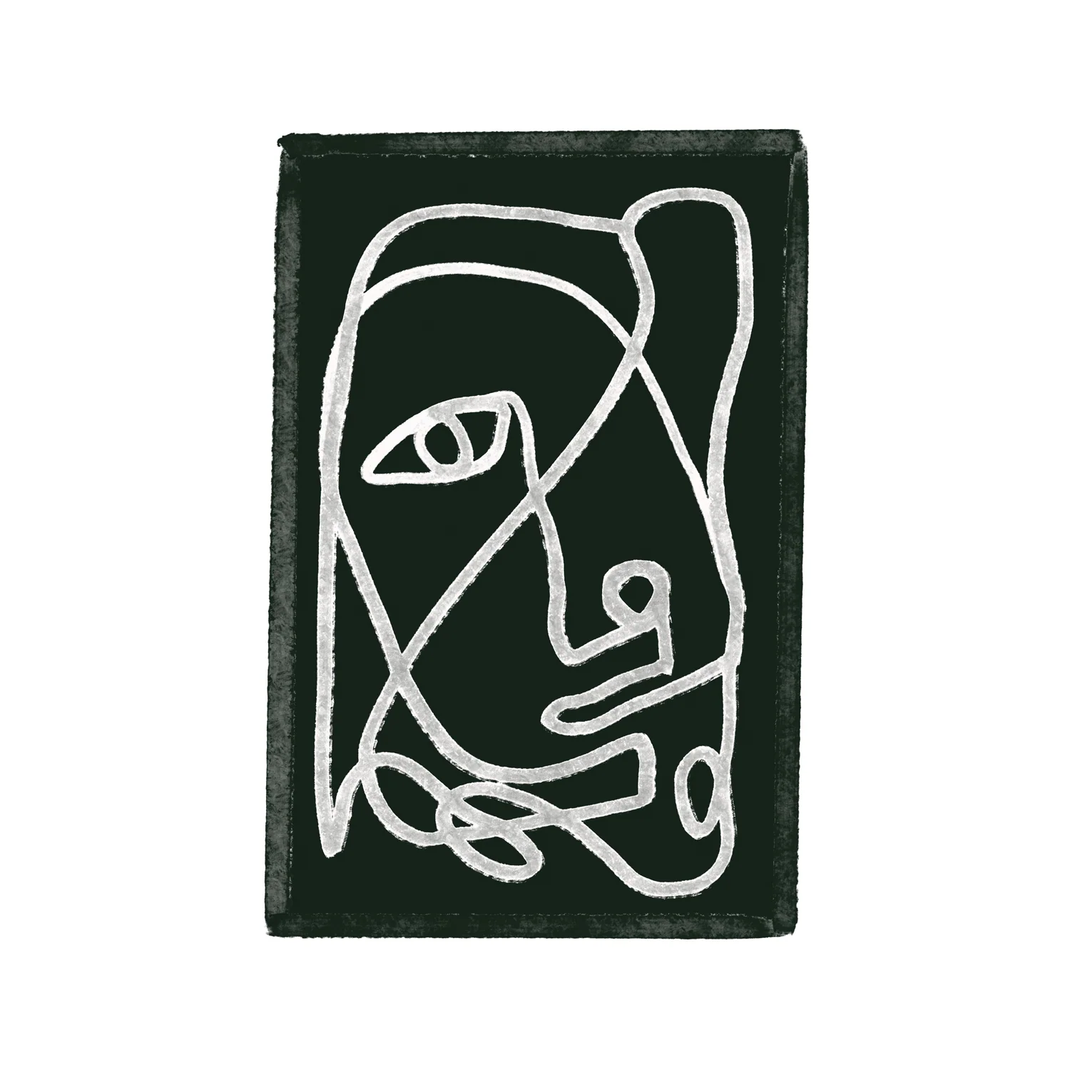 Abstract Lined Black - Image 3