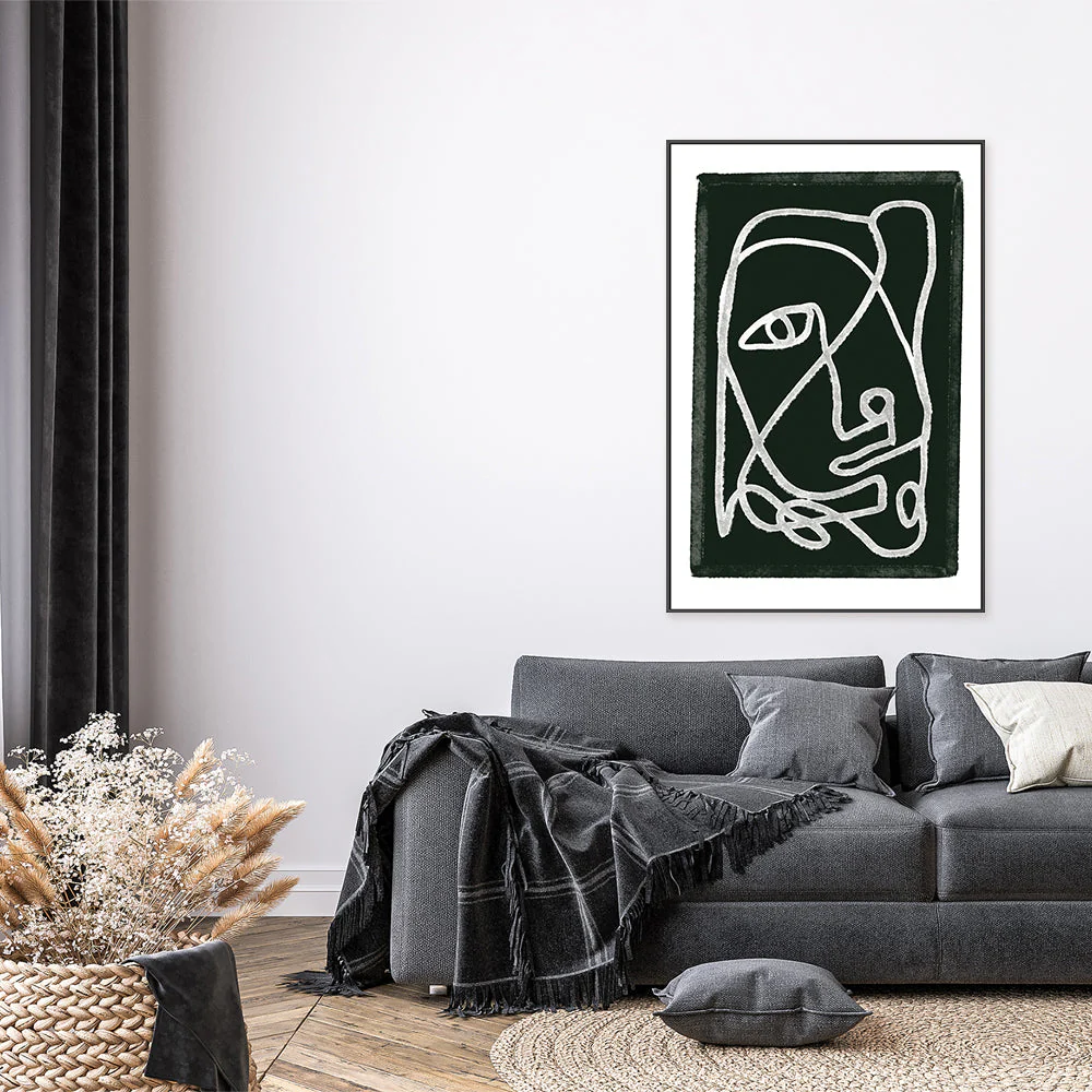 Abstract Lined Black - Image 7
