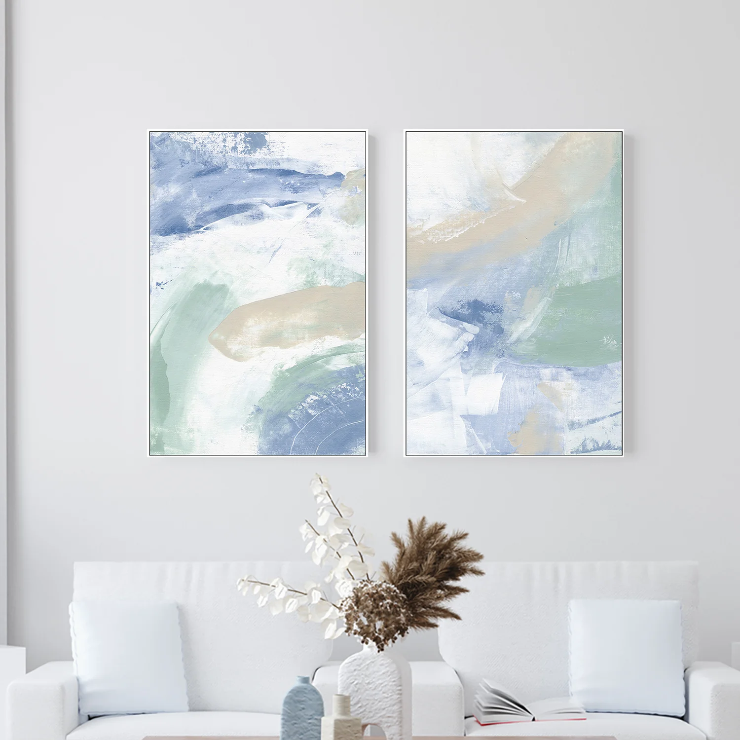 Abstract Mist, Style A & B, Set Of 2 - Image 2