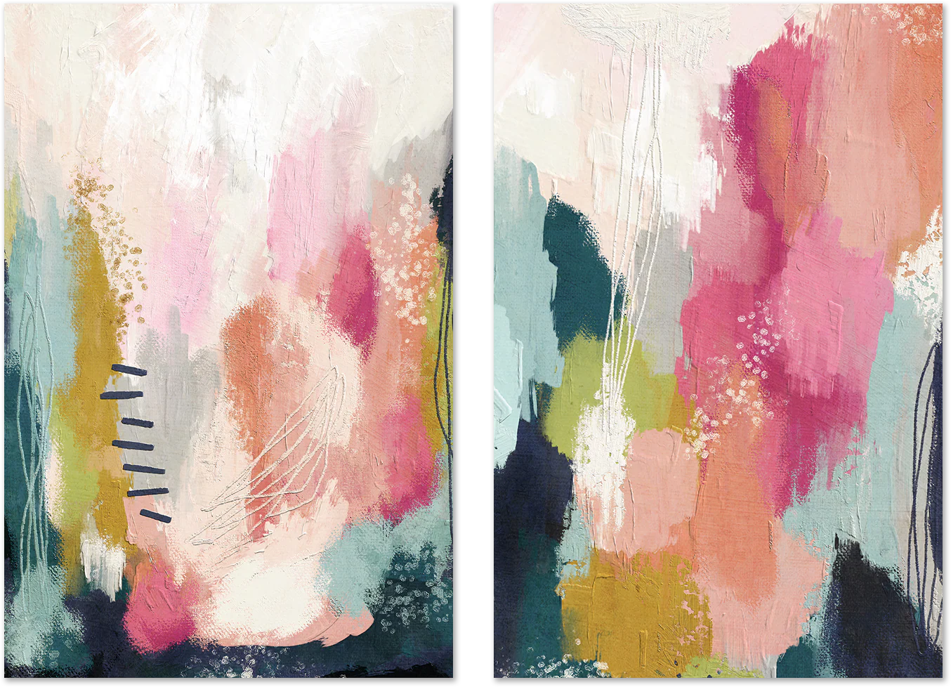 Abstract, Set Of 2