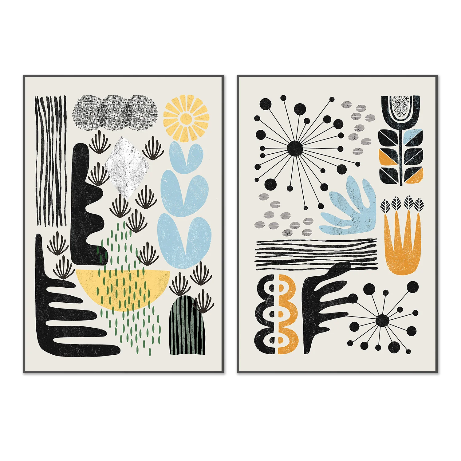 Abstract Style A, Style B, Set Of 2 - Image 3