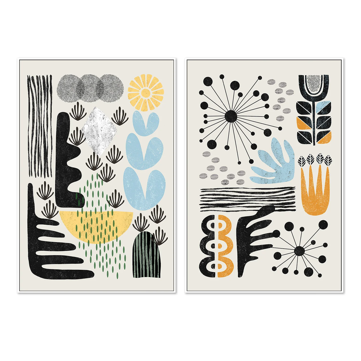 Abstract Style A, Style B, Set Of 2 - Image 5
