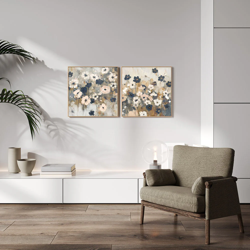 Abstracted Florals, Style A & B, Set Of 2 - Image 7