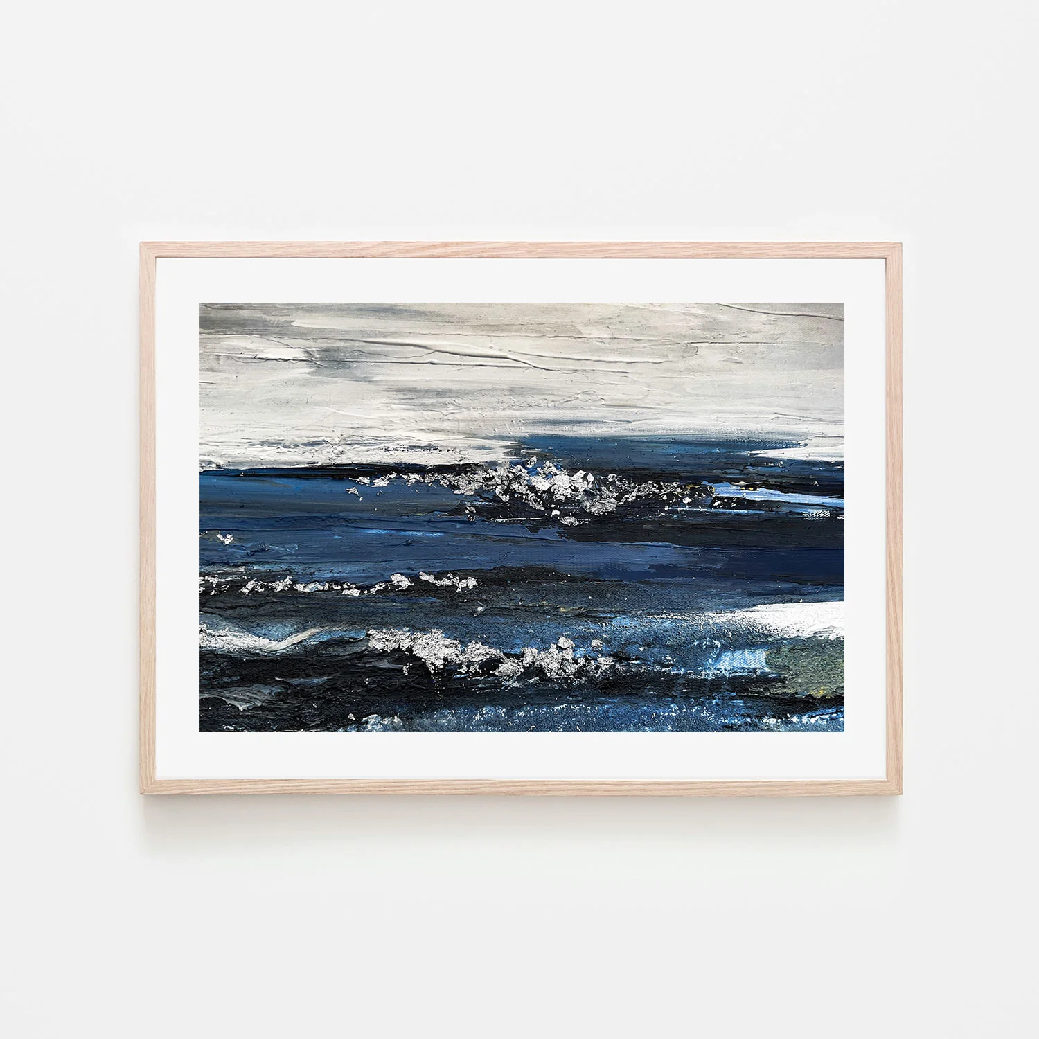 Aegean Sea , Hand-Painted Canvas - Image 6