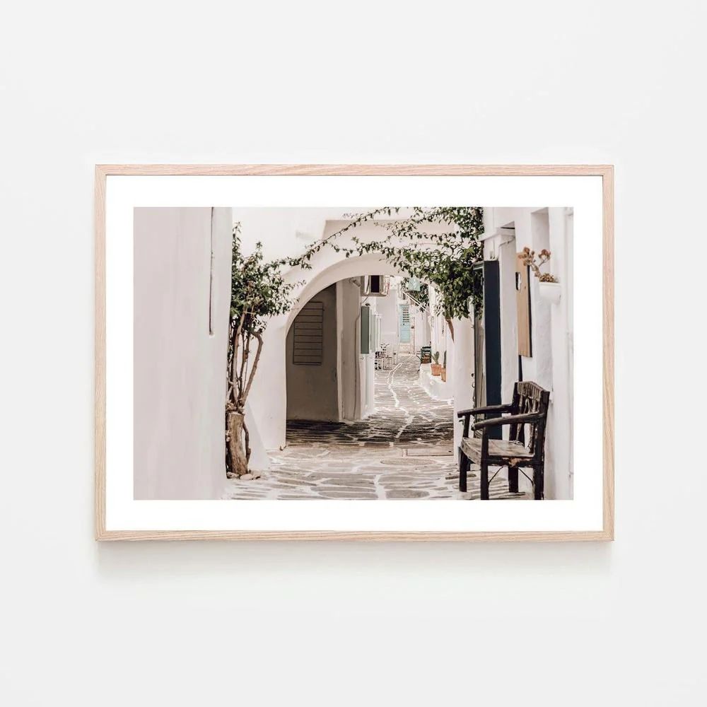 Alley in an old town, Greece - Image 7