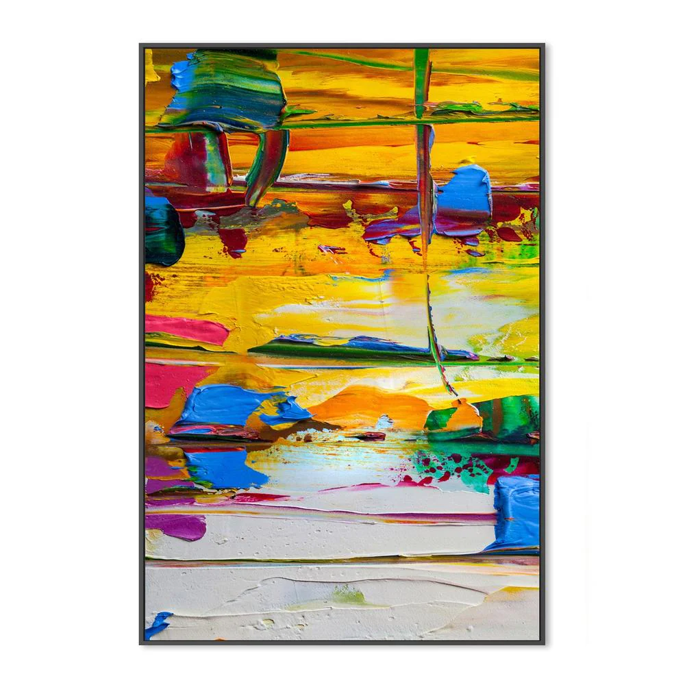 An Outburst of Colour, Hand-Painted Canvas - Image 3