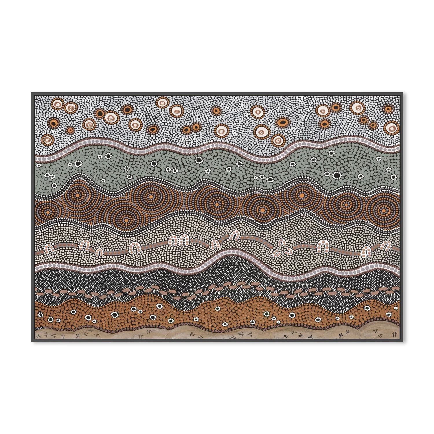 Ancestors In The Sky, Sage and Brown Tone - Image 3