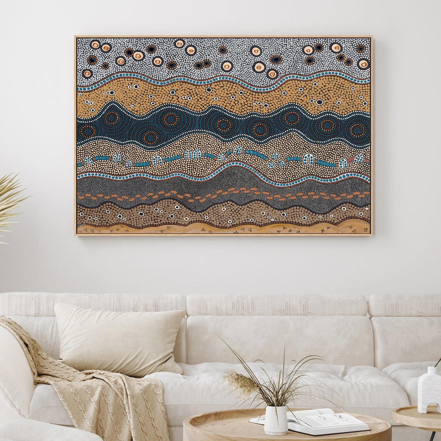 Ancestors In The Sky, Yellow Earthy Tone - Image 2