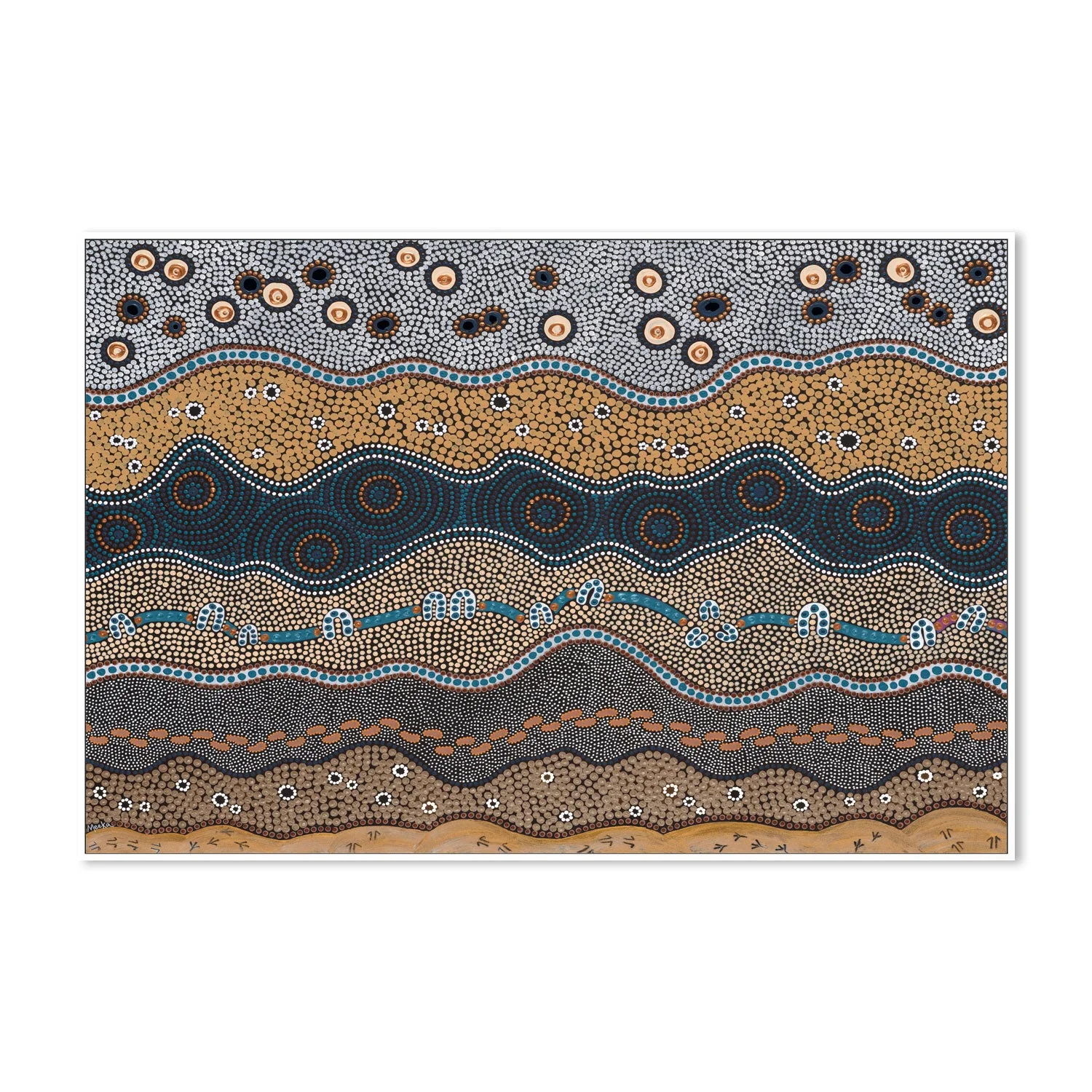 Ancestors In The Sky, Yellow Earthy Tone - Image 5