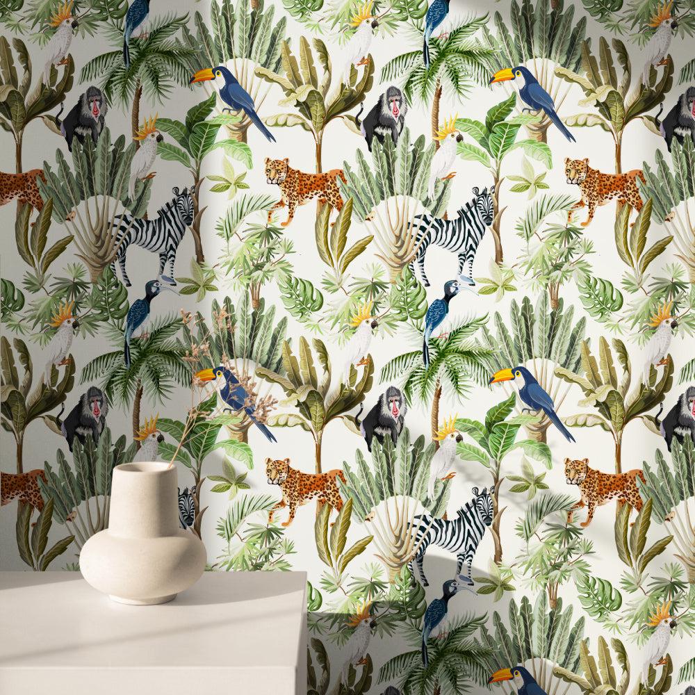 Animals In The Jungle  Wallpaper - Image 5