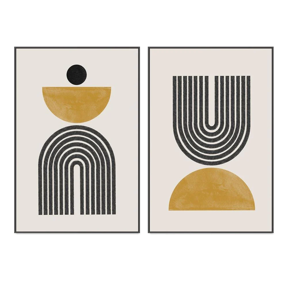Architectural Minimalism, Style C & D, Set of 2 - Image 3