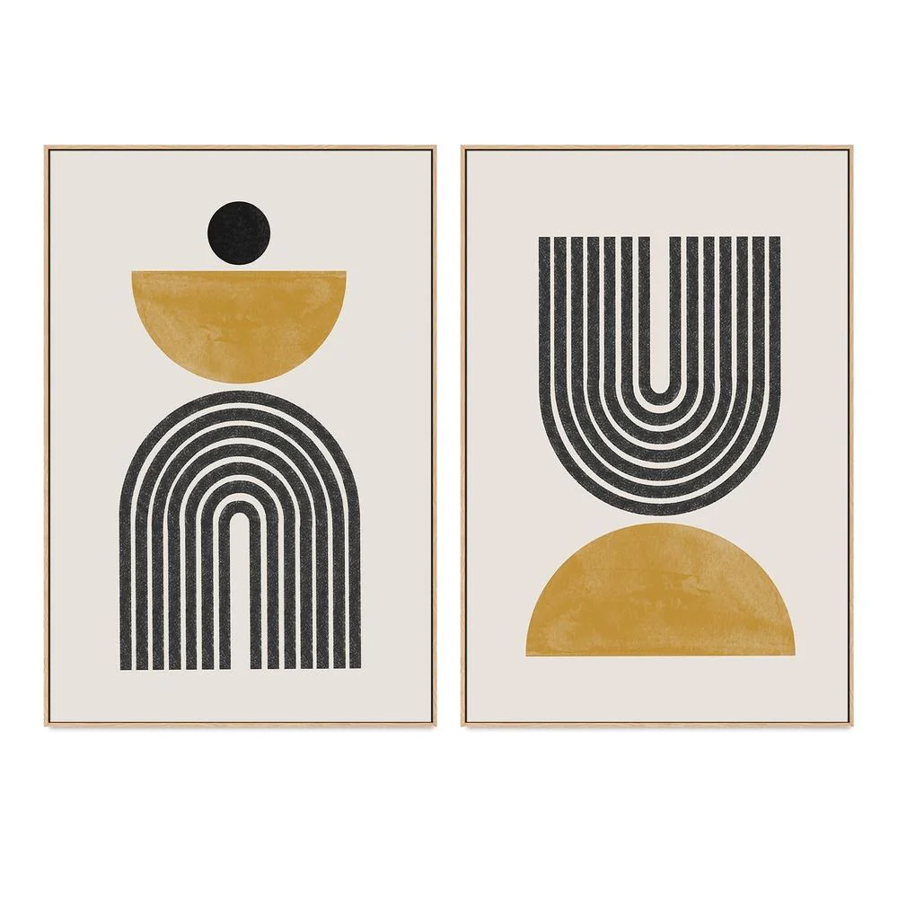 Architectural Minimalism, Style C & D, Set of 2 - Image 4