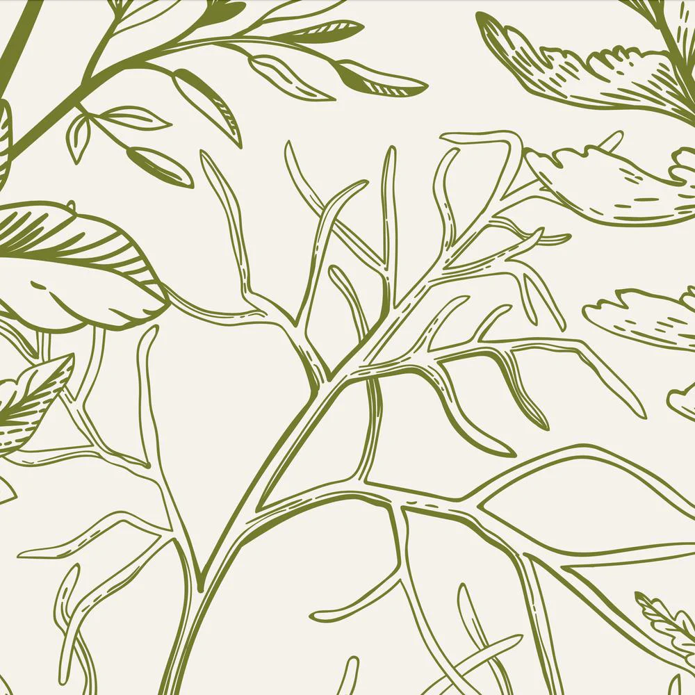 Assorted Green Leaves Wallpaper - Image 4