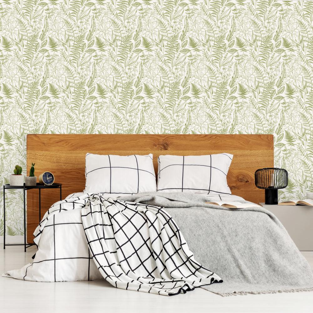 Assorted Green Leaves Wallpaper - Image 5