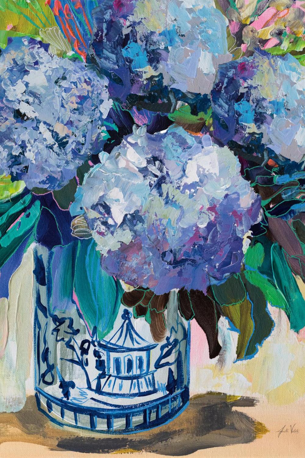 August Bloom Blue Hydrangea