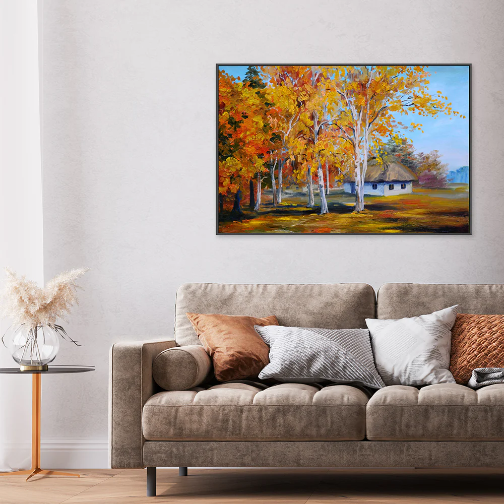 Autumn Leaves, Style A, Hand-Painted Canvas - Image 2