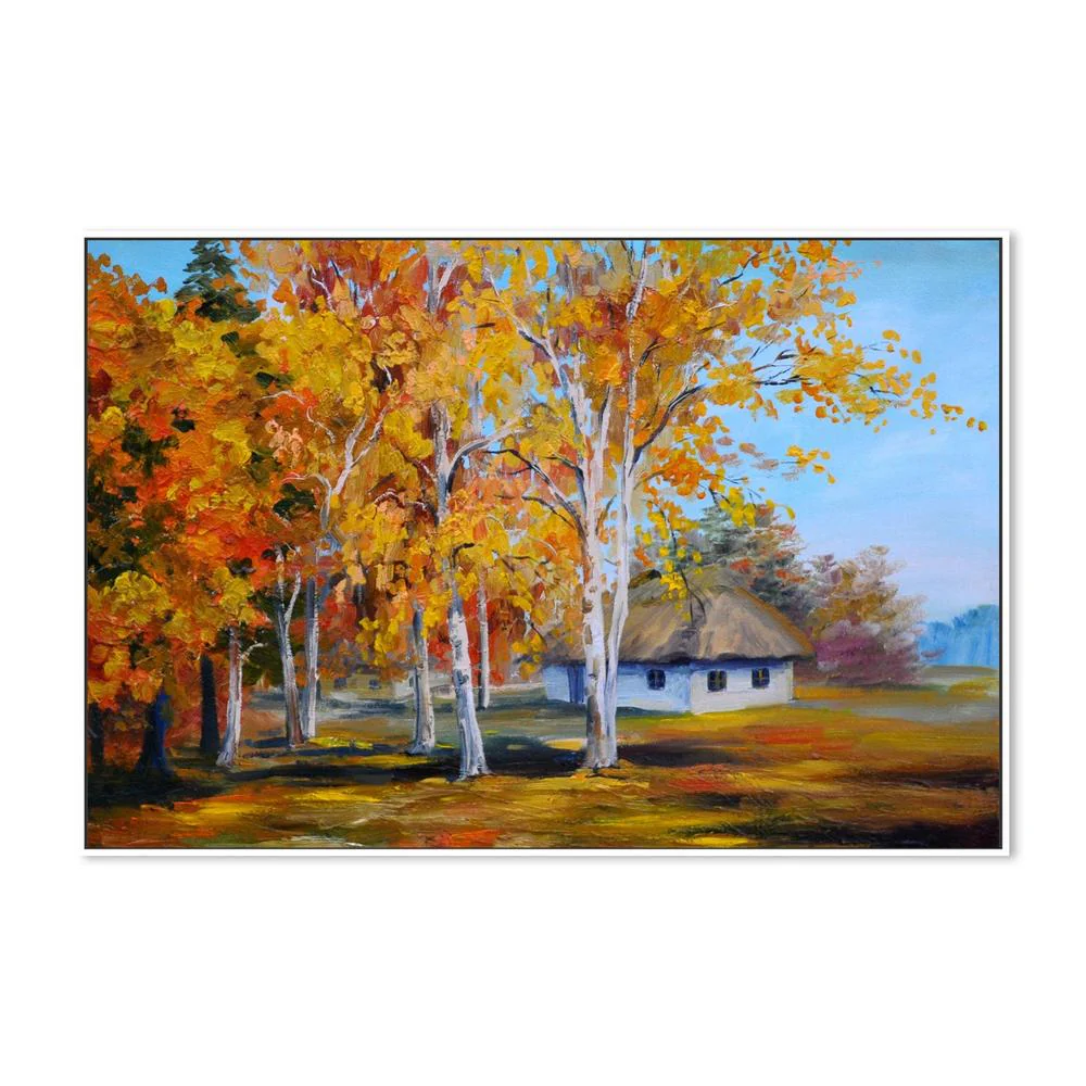 Autumn Leaves, Style A, Hand-Painted Canvas - Image 5