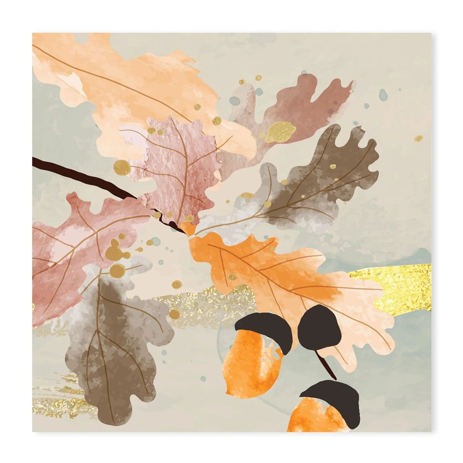 Autumn Tree, Style A & B, Set Of 2 - Image 8
