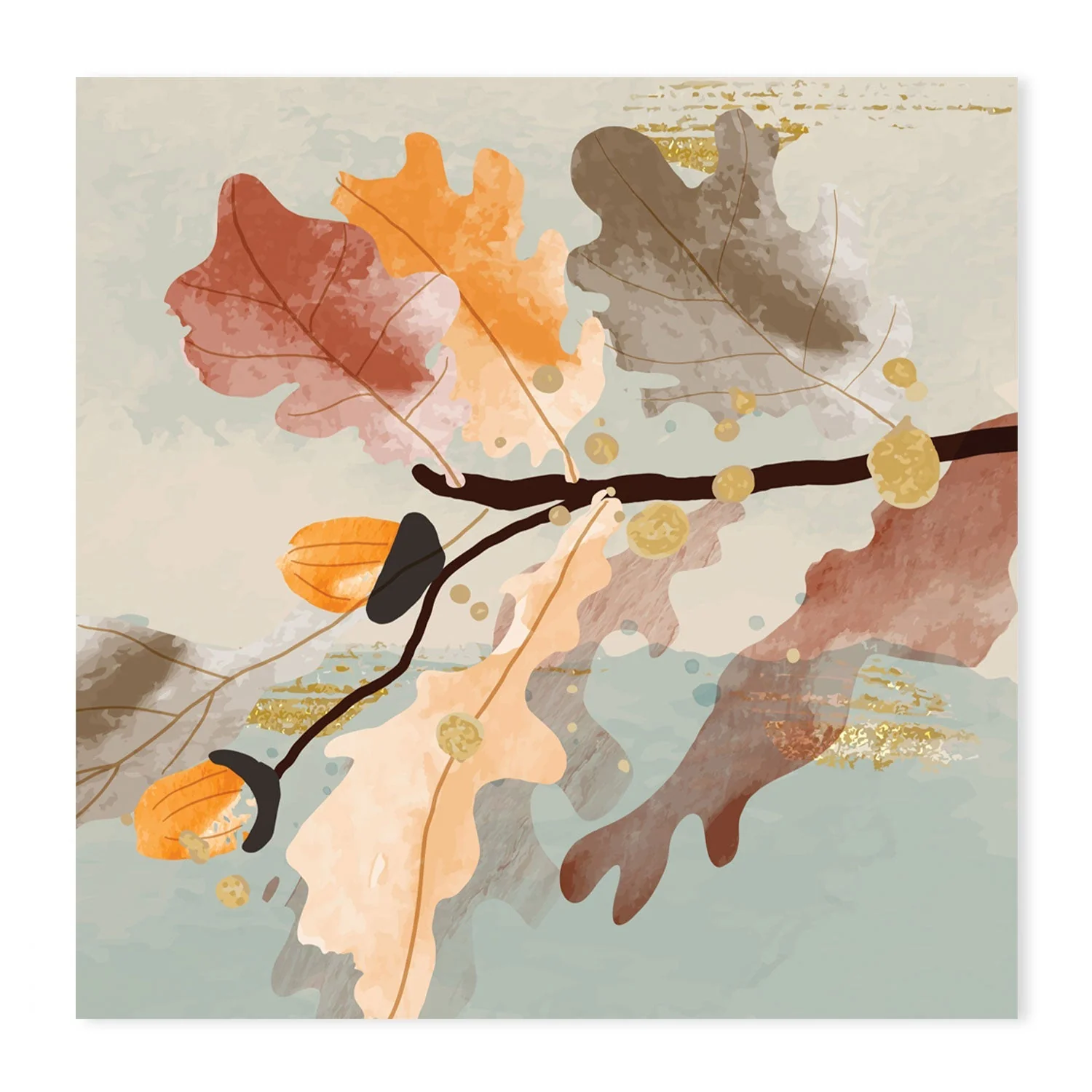 Autumn Tree, Style A & B, Set Of 2 - Image 9