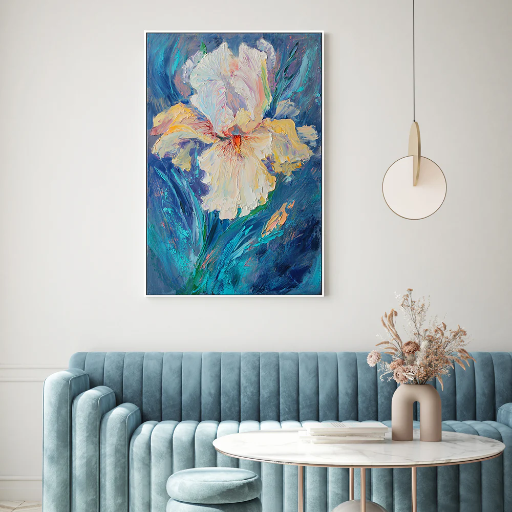 Azalea , Hand-Painted Canvas - Image 2
