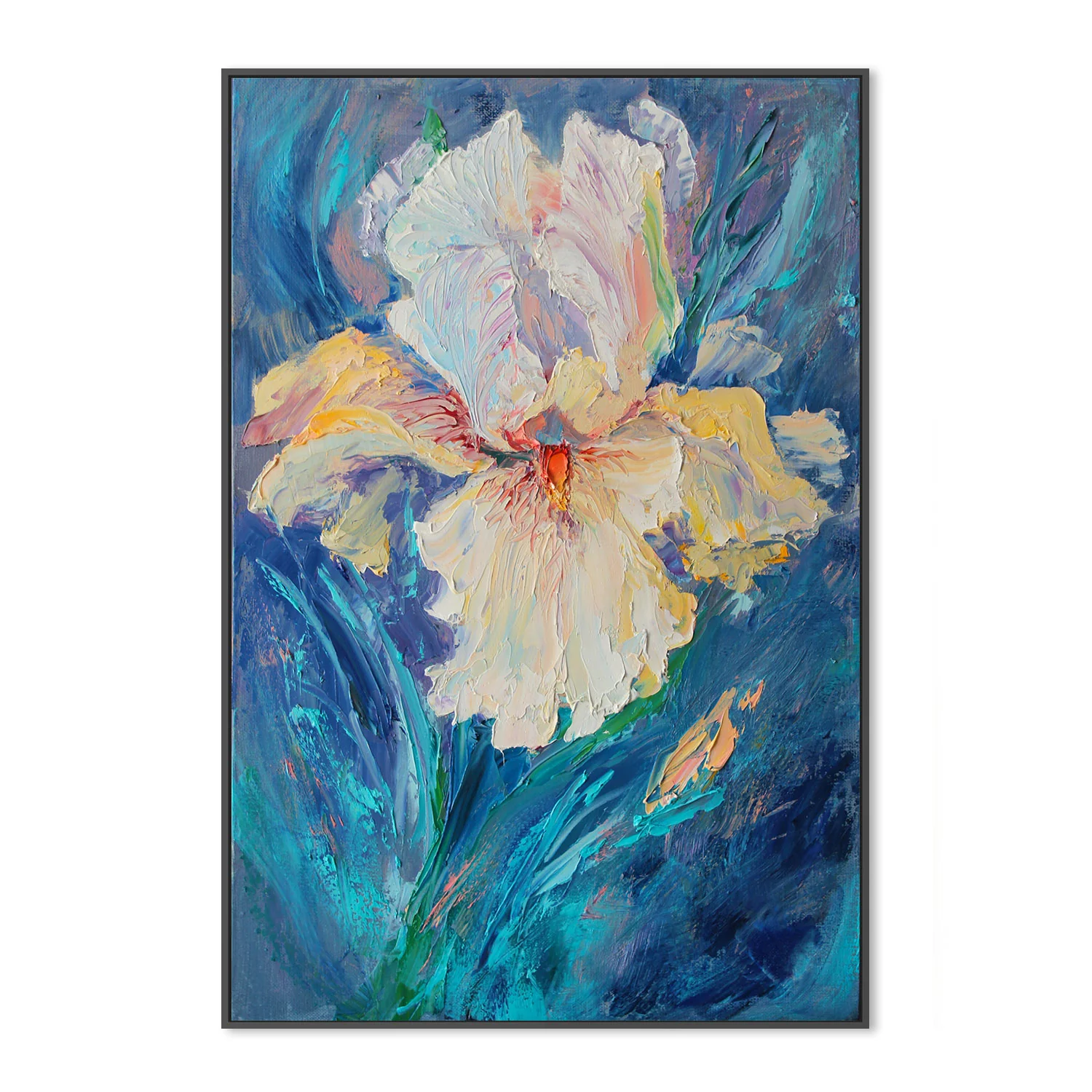 Azalea , Hand-Painted Canvas - Image 3