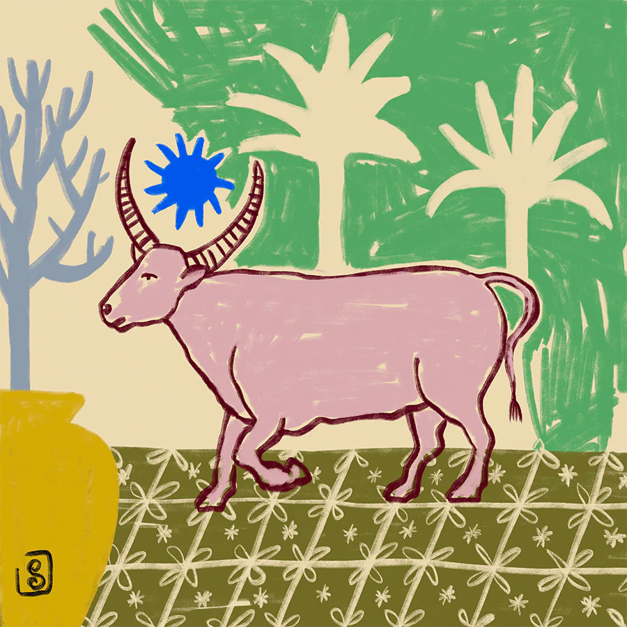 Azure Horned Oasis