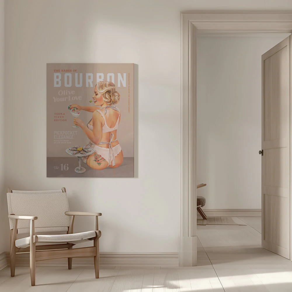 Babes of Bourbon Vol 16 Vintage Vodka Martini Pin Up Girl - Image 2