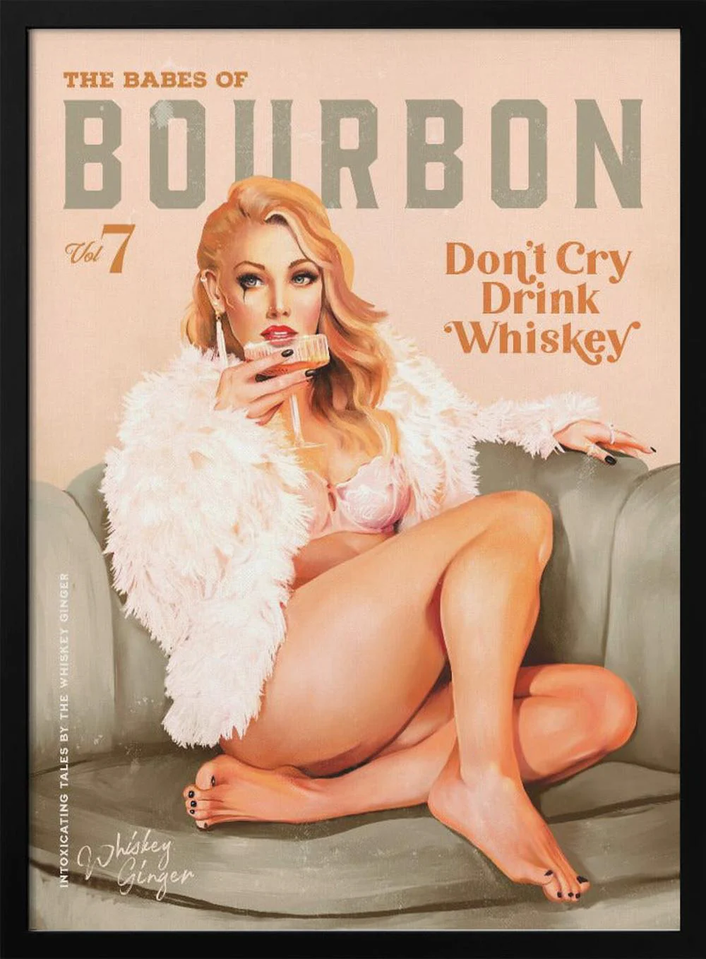 Babes of Bourbon Vol 7 Sexy Vintage Whiskey Pinup Girl - Image 3