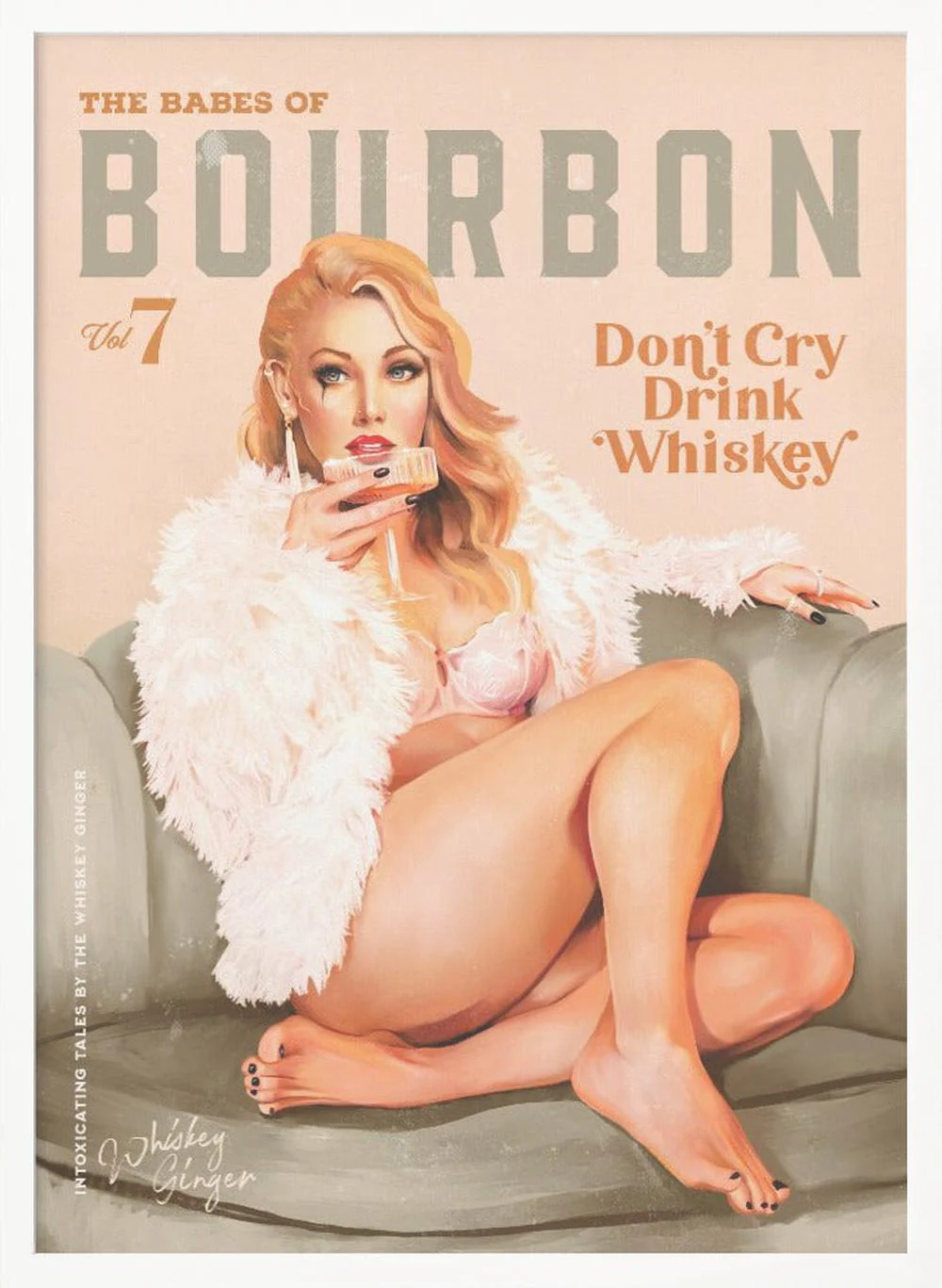 Babes of Bourbon Vol 7 Sexy Vintage Whiskey Pinup Girl - Image 4