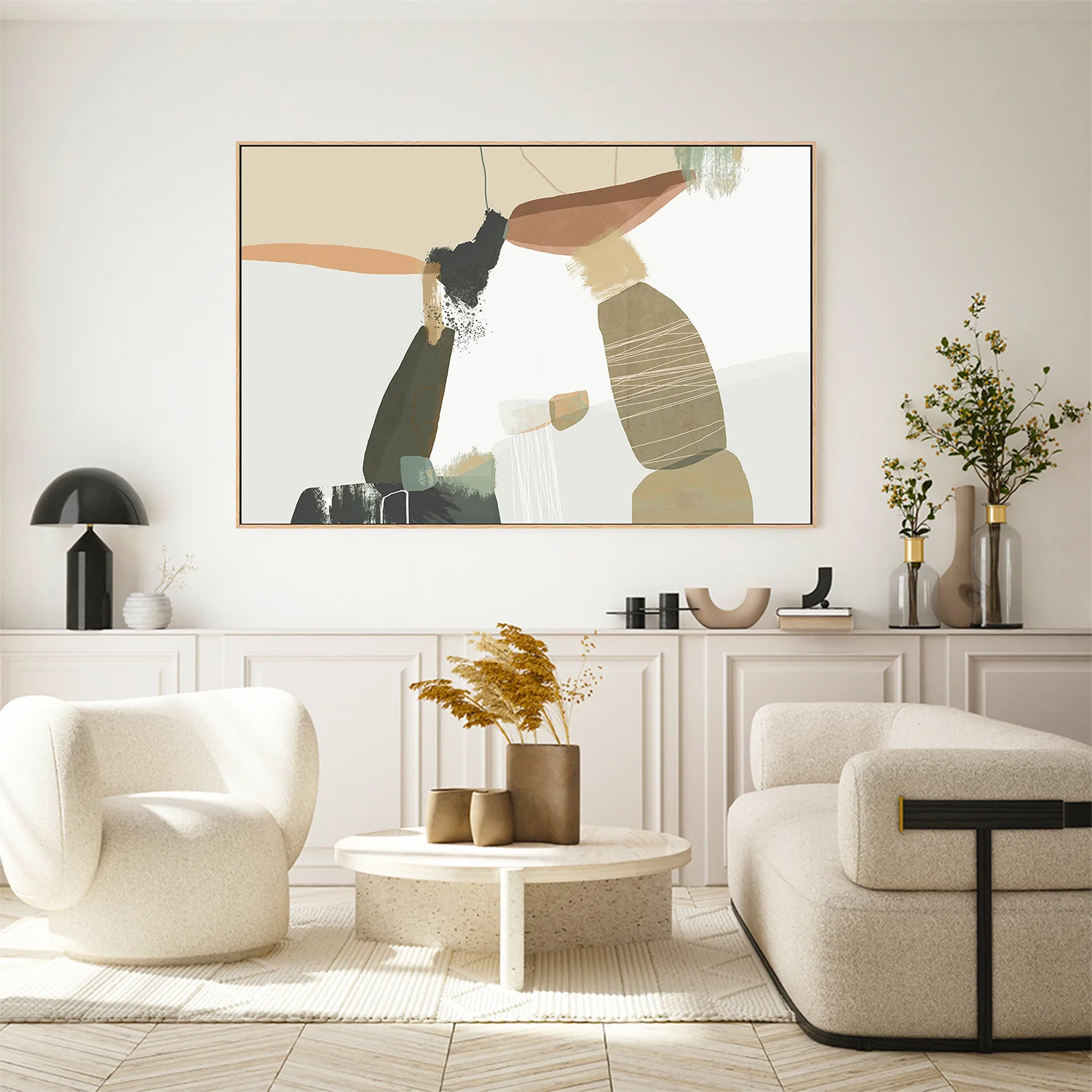 Balancing Forms, Earthy Green - Image 7