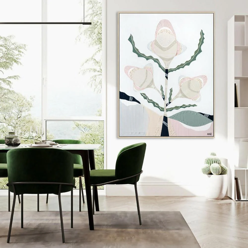 Banksia Elements 3, Original Hand-Painted Canvas By Ani Ipradjian - Image 4