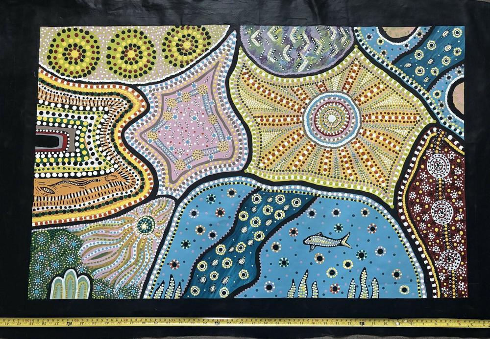 Barrunbatayi, Original Hand-Painted Canvas By Tahni Derbin - Image 3