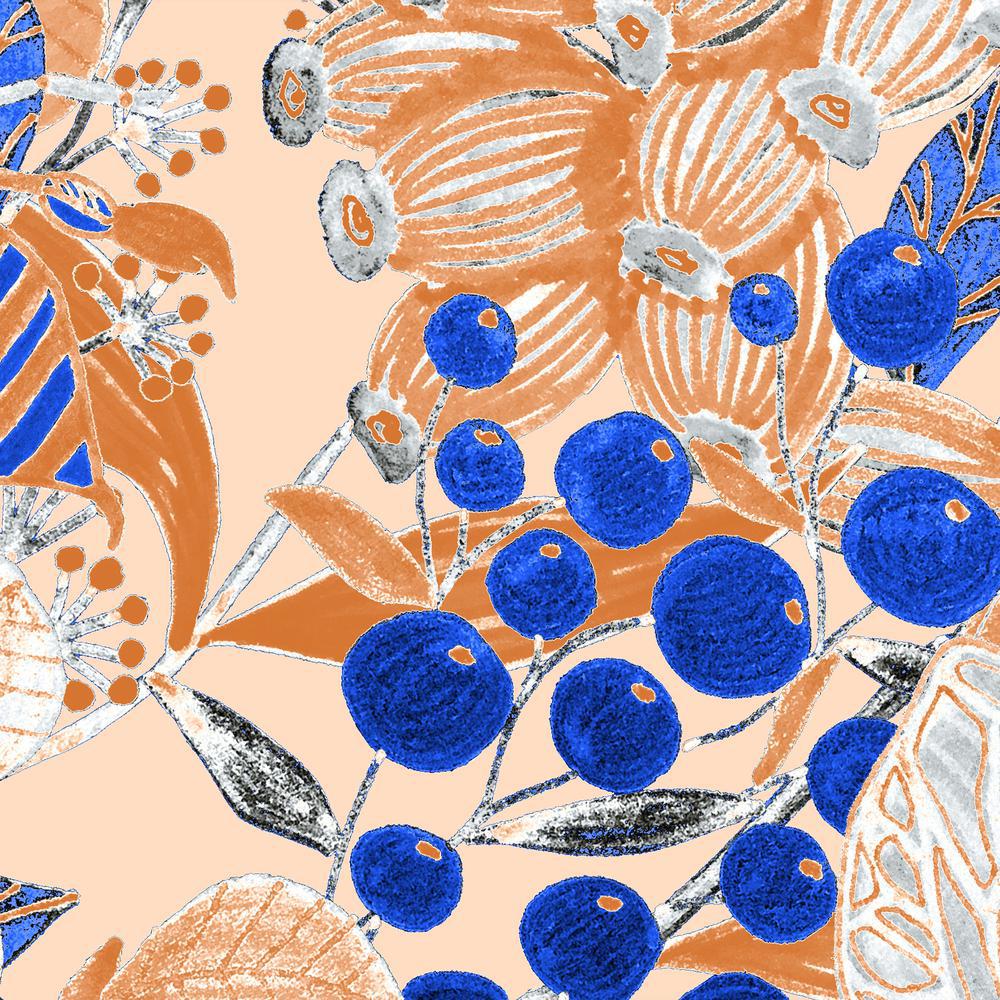 Bees And Berries  Wallpaper - Image 3