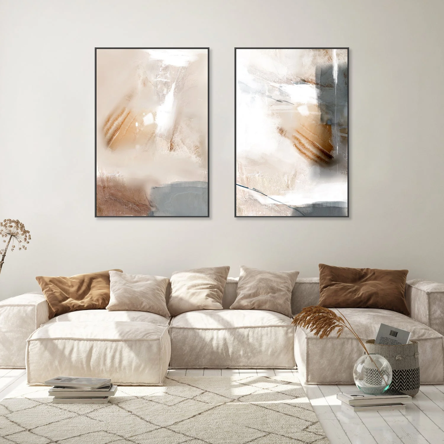 Beige Fondness, Style A & B, Set of 2 - Image 2