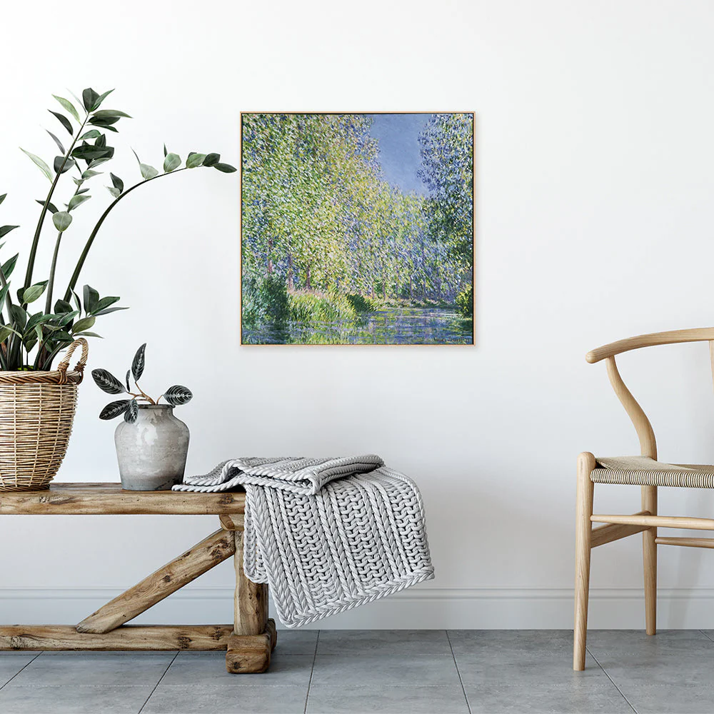 Bend in the River Epte 1888 , By Monet - Image 7