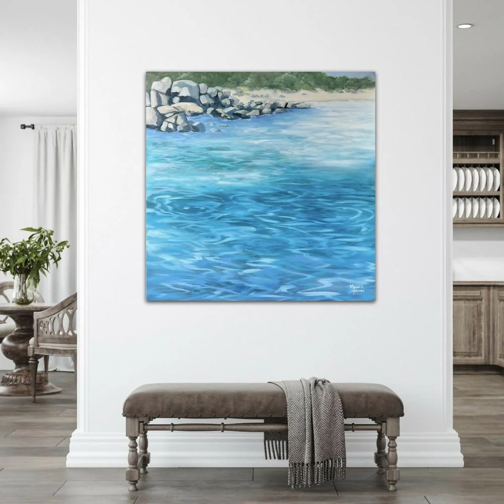 Binalong Bay. Original hand-painted artwork by Meredith Howse. - Image 5