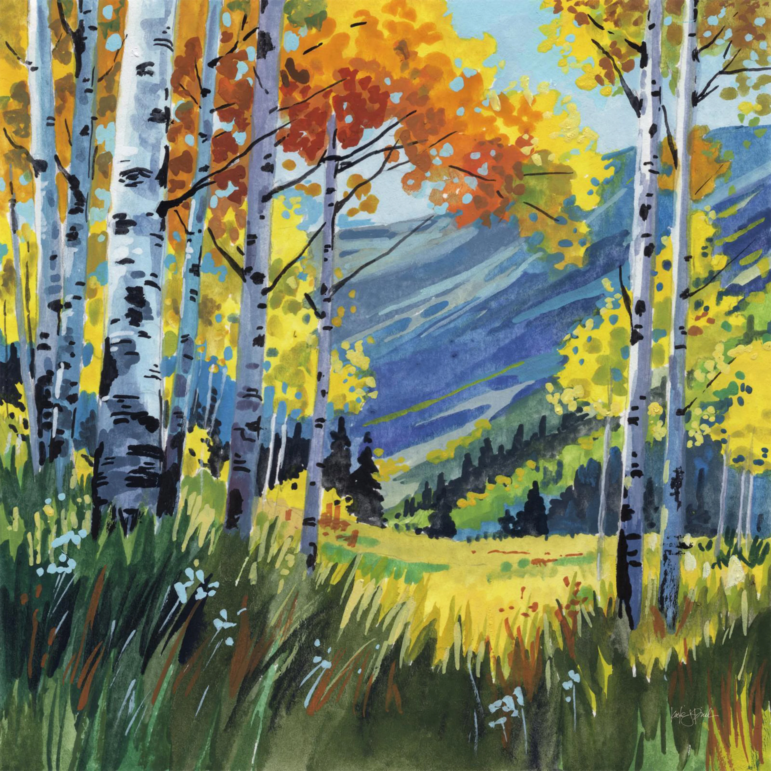 Birch Grove Early Fall