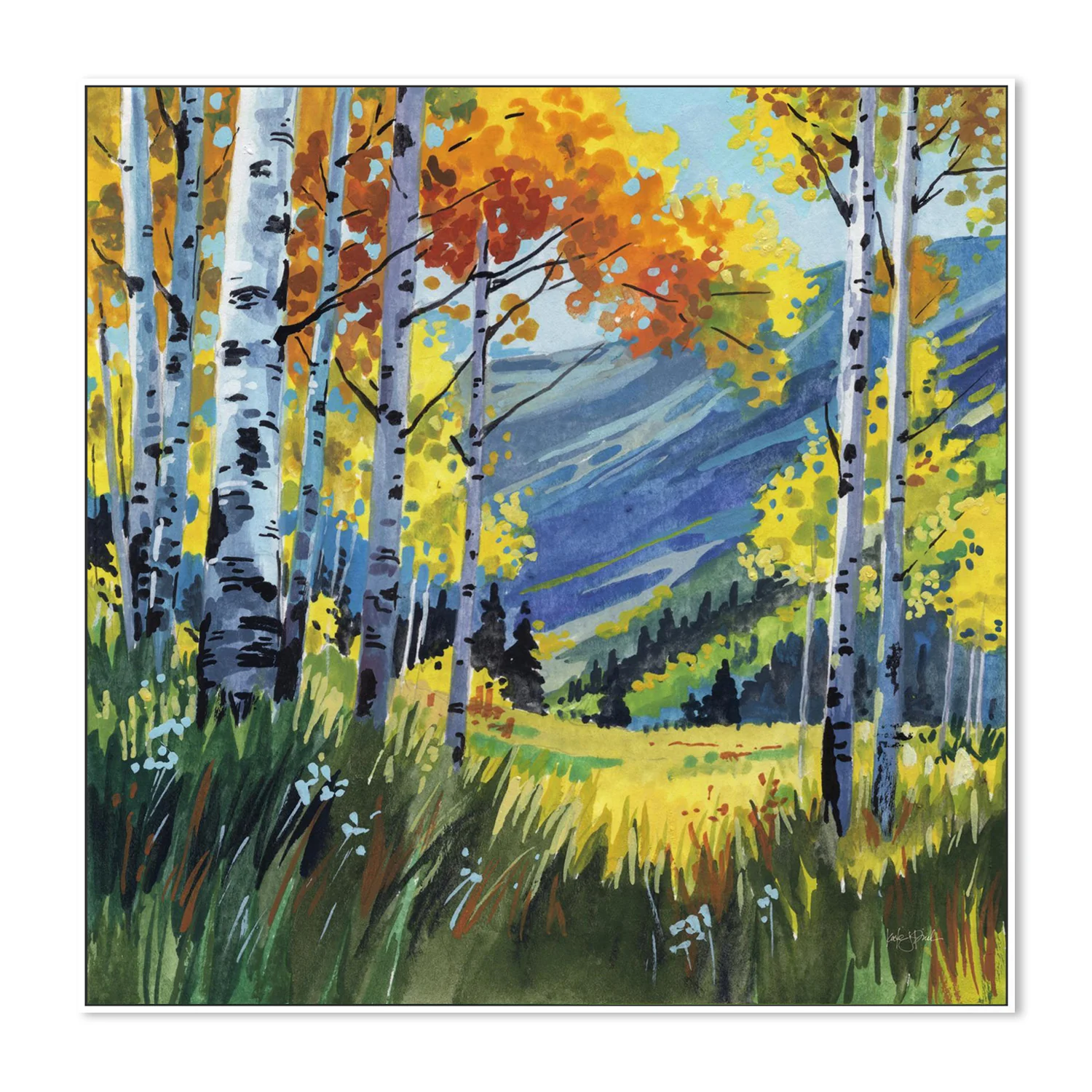Birch Grove Early Fall - Image 5