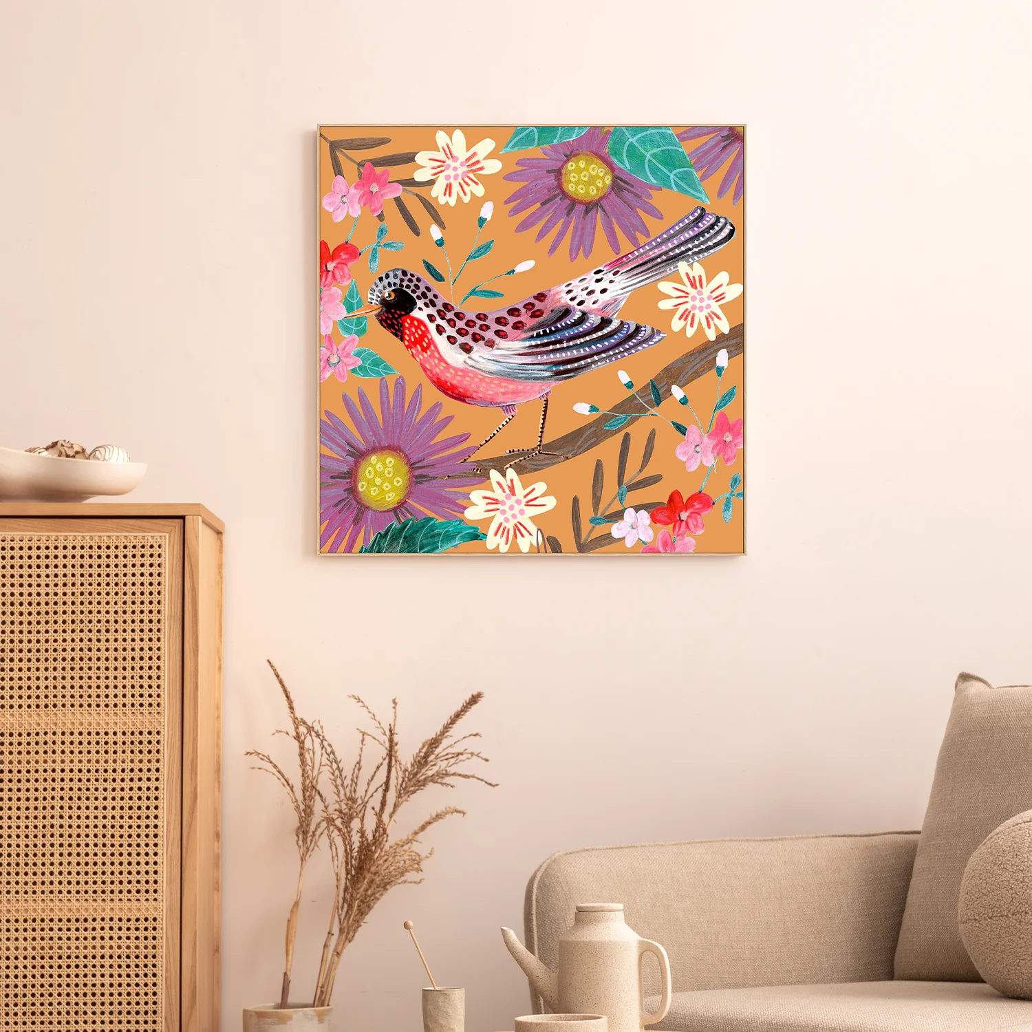 Bird and Flowers, Style B - Image 8
