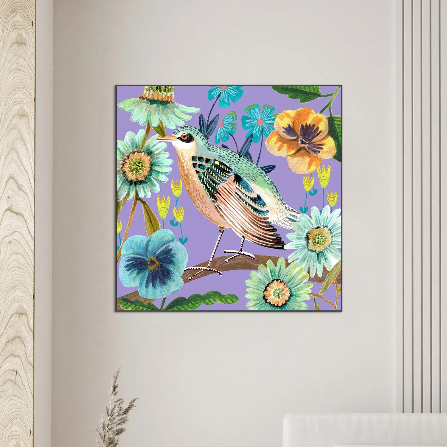 Bird and Flowers, Style C - Image 7