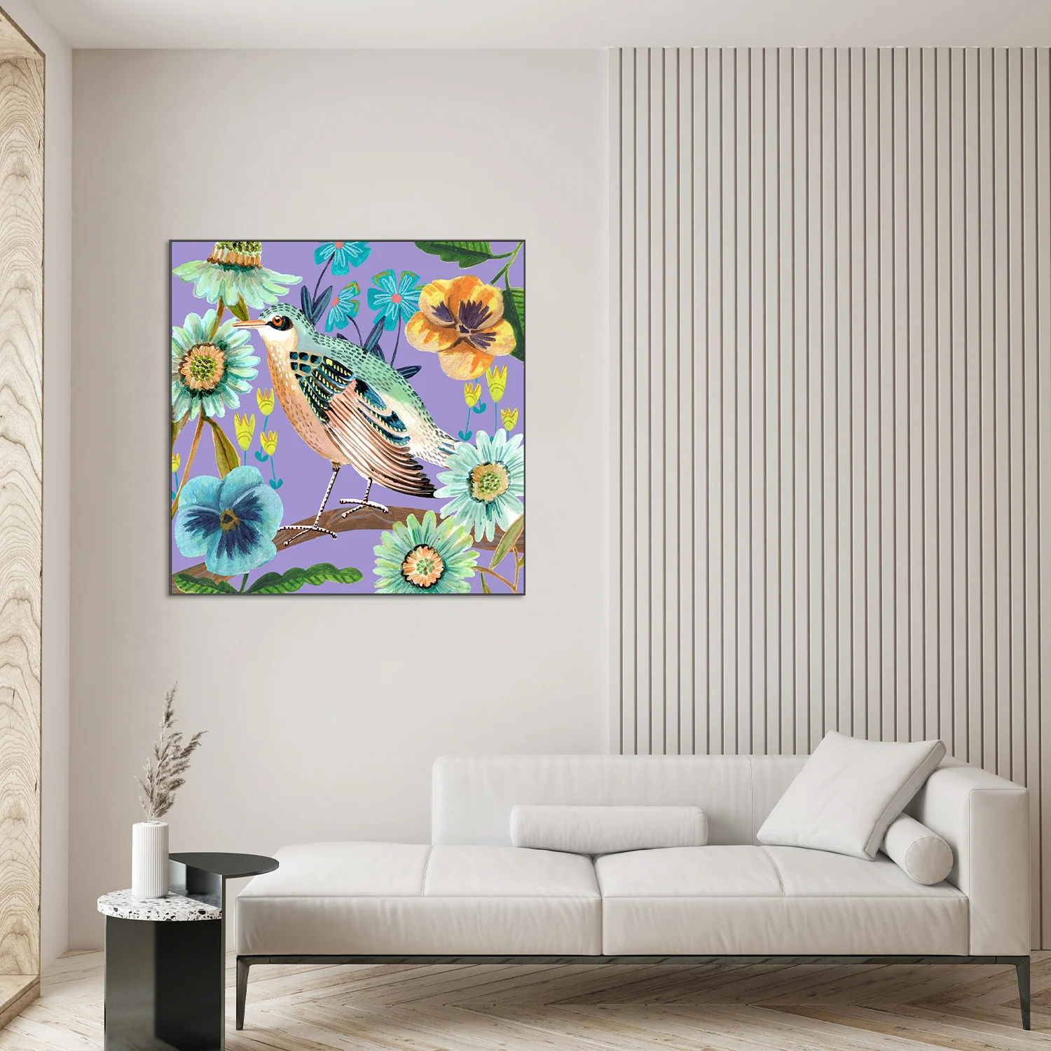 Bird and Flowers, Style C - Image 8